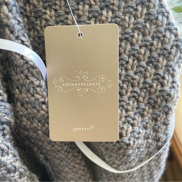 Anthropologie John + Jenn gray cardigan NWT Small Y2K cardigan - Picture 7 of 8